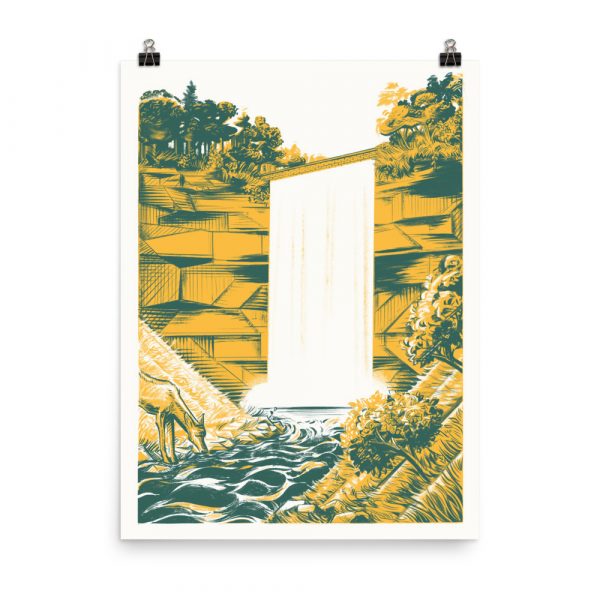Minnehaha Falls – poster by Michael Iver Jacobsen