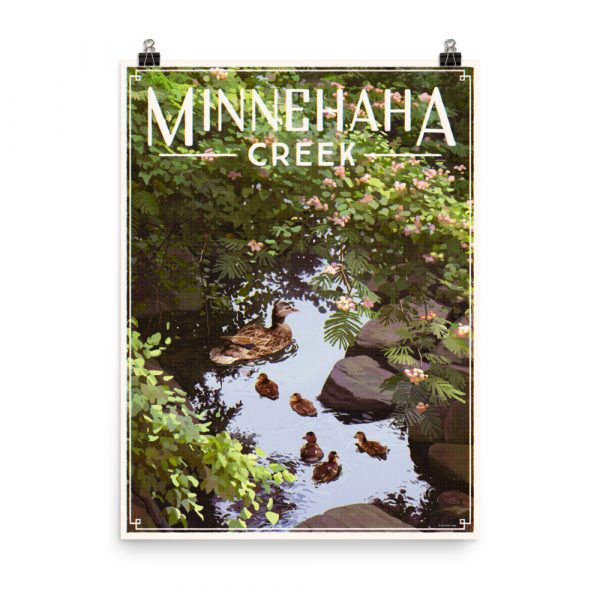 Minnehaha Creek – poster by Erik Krenz