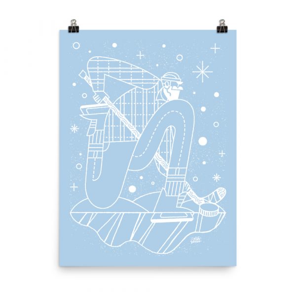 State of Pond Hockey – poster by Kyle Loaney