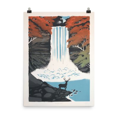 Minnehah Falls – poster by Lucas Richards