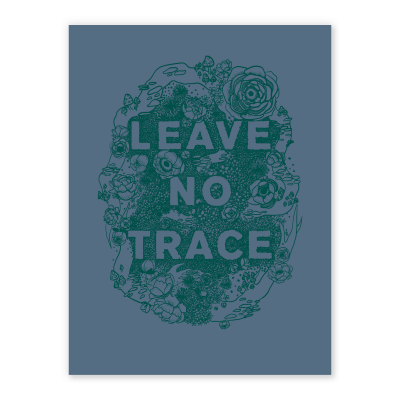 Leave No Trace – poster by Meher Khan