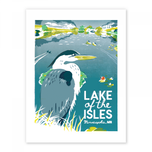 Lake of the Isles – poster by Dana Koehler