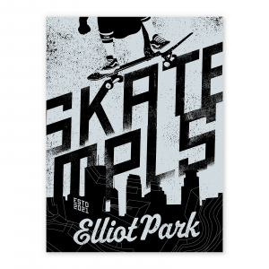 Skate Elliot Park poster by Resonate