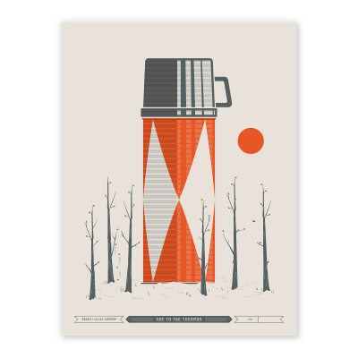 Ode to the Thermos poster by Gabriel Schmidt