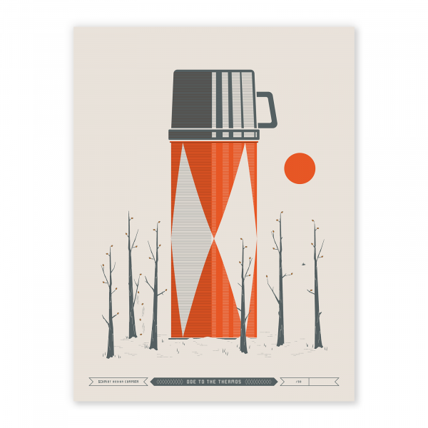 Ode to the Thermos poster by Gabriel Schmidt