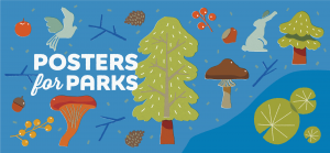 Posters for Parks 2023 home page banner for desktop