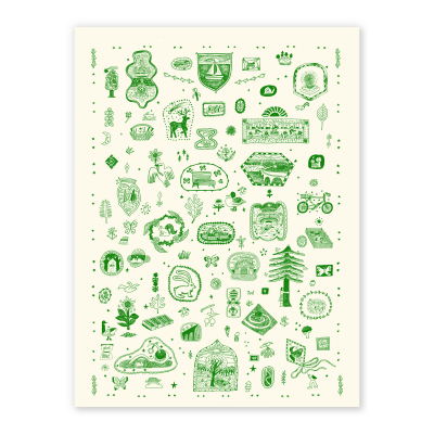 My Favorite Bits of Minneapolis Parks poster by Danielle Peterson