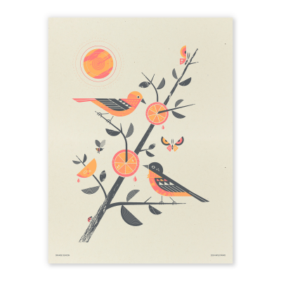 Orange Season poster by Jacob Boie