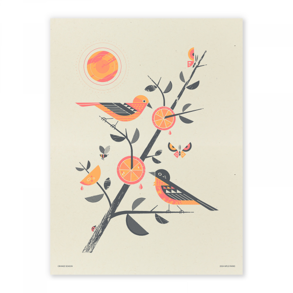 Orange Season poster by Jacob Boie