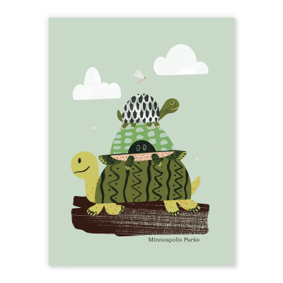 Turtle Power poster by Calee Cecconi