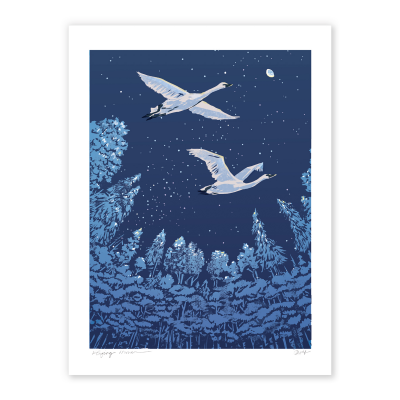 Flying Home poster by Dana Koehler