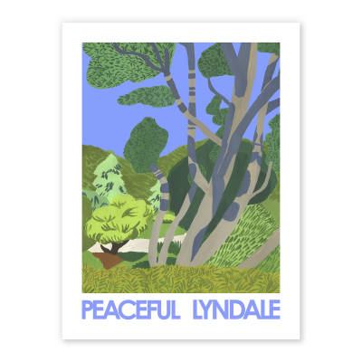 Peaceful Lyndale poster by Anh Tran